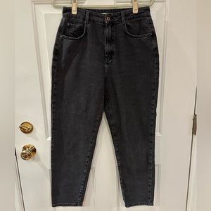 ZARA High Rise Mom Fit Jeans - Black - Size 8 / 29